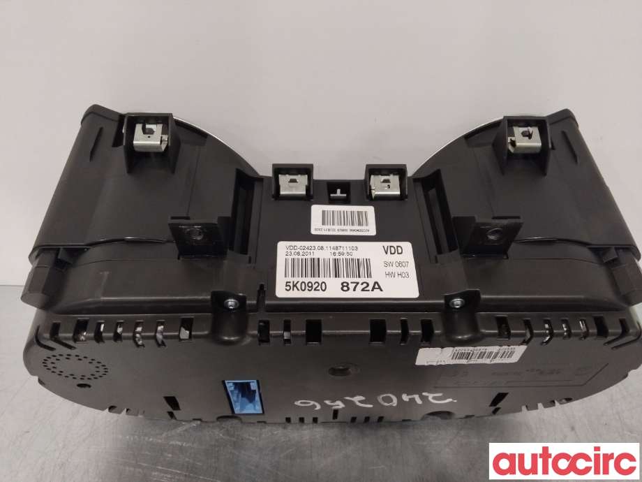 Instrumentpanel til VW Golf VI 2008-2012  (VOLKSWAGEN|5K0920872AX|)