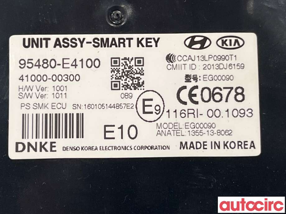 Styreenhet diverse til Kia Soul 2014-2019 (Type II)  (KIA|95480E4100)