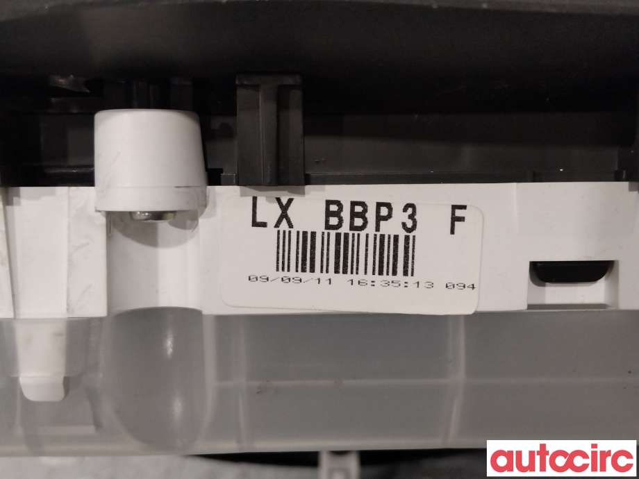 Instrumentpanel til Mazda 3 2009-2013 (Type II)  (MAZDA|BBP3-55-471G|)