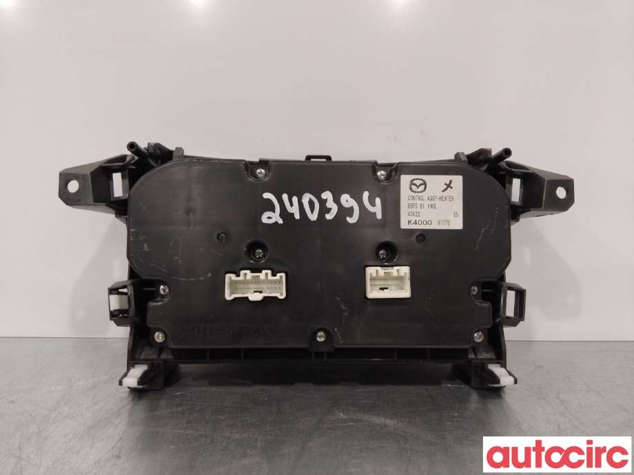 Varmeapparat betjening til Mazda 3 2009-2013 (Type II) (MAZDA|BBP3-61-190N|BBP3-61-190L|)