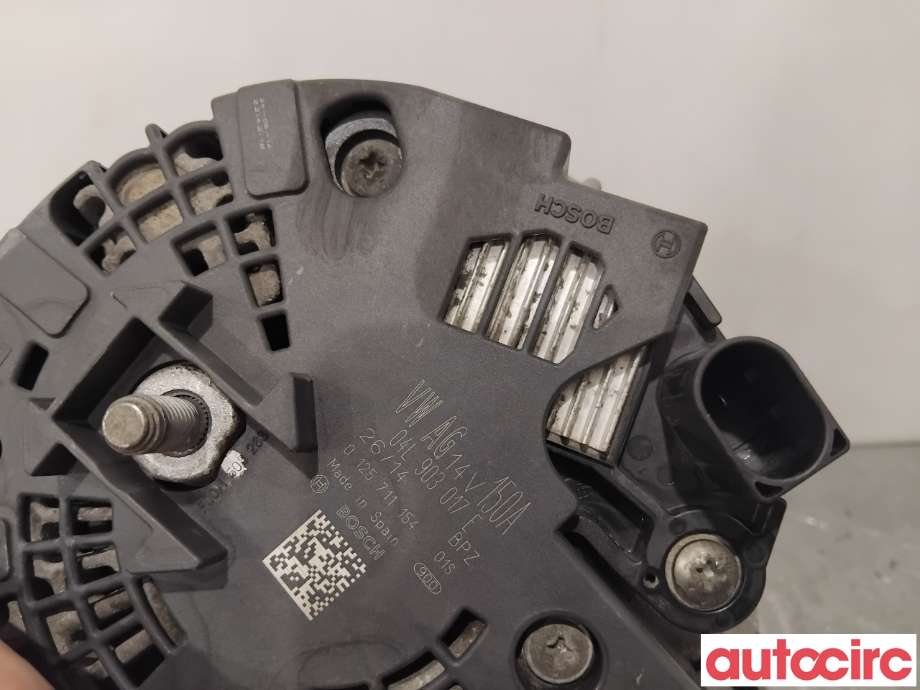 Dynamo til Audi A5 2007-2016 (Type I)  (AUDI|04L903017EX|0125711154|04L903017E)