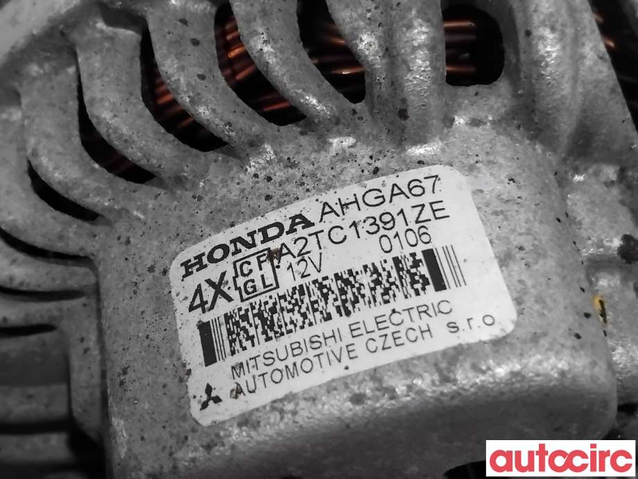 Dynamo til Honda Civic 2006-2011 (Type VIII)  (HONDA|31100-RNA-A01|A2TC1391ZE|AHGA67)