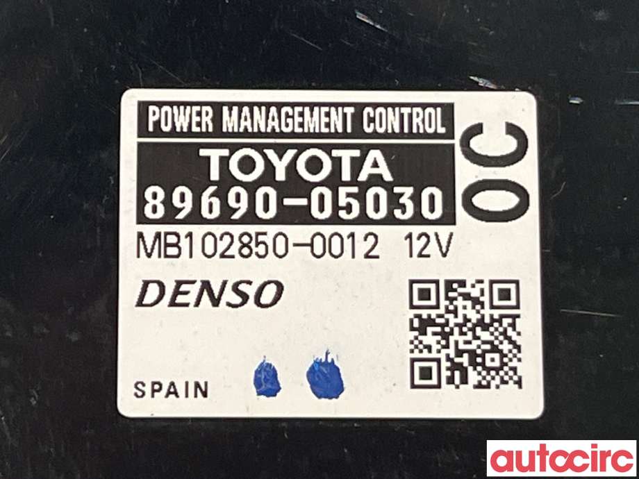 Styreenhet diverse til Toyota Avensis 2009-2015 (Type III, Fase 1)  (TOYOTA|8969005030|MB102850-0012|89690-05030)