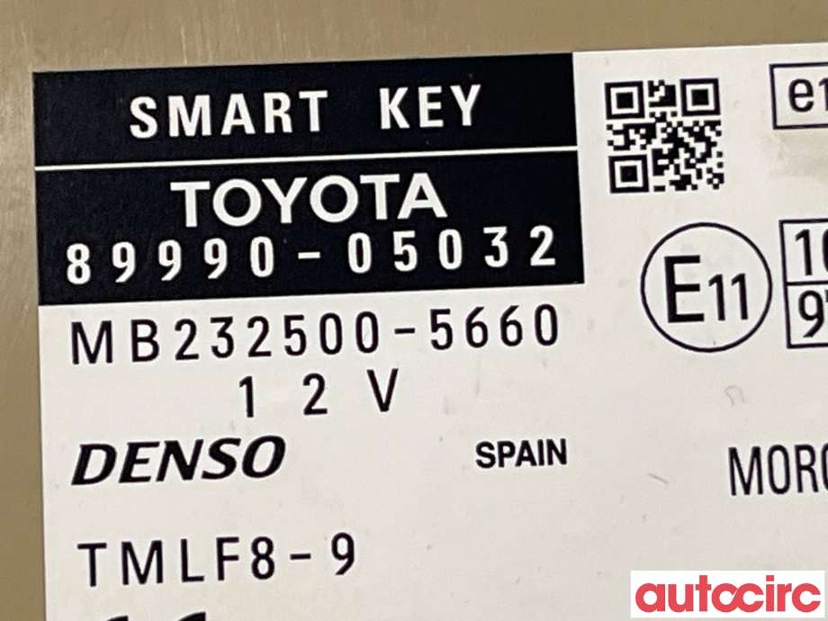 Styreenhet nøkkelfri/keyless til Toyota Avensis 2009-2015 (Type III, Fase 1)  (TOYOTA|8999005032)