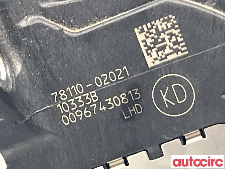 Pedal gass til Toyota Avensis 2009-2015 (Type III, Fase 1)  (TOYOTA|7811002021)