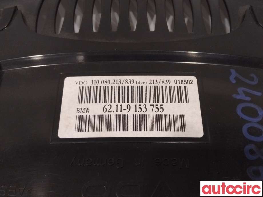 Instrumentpanel til BMW 5-Serie 2003-2010 (E60/E61) (E60/E61) (BMW|62109194890|)