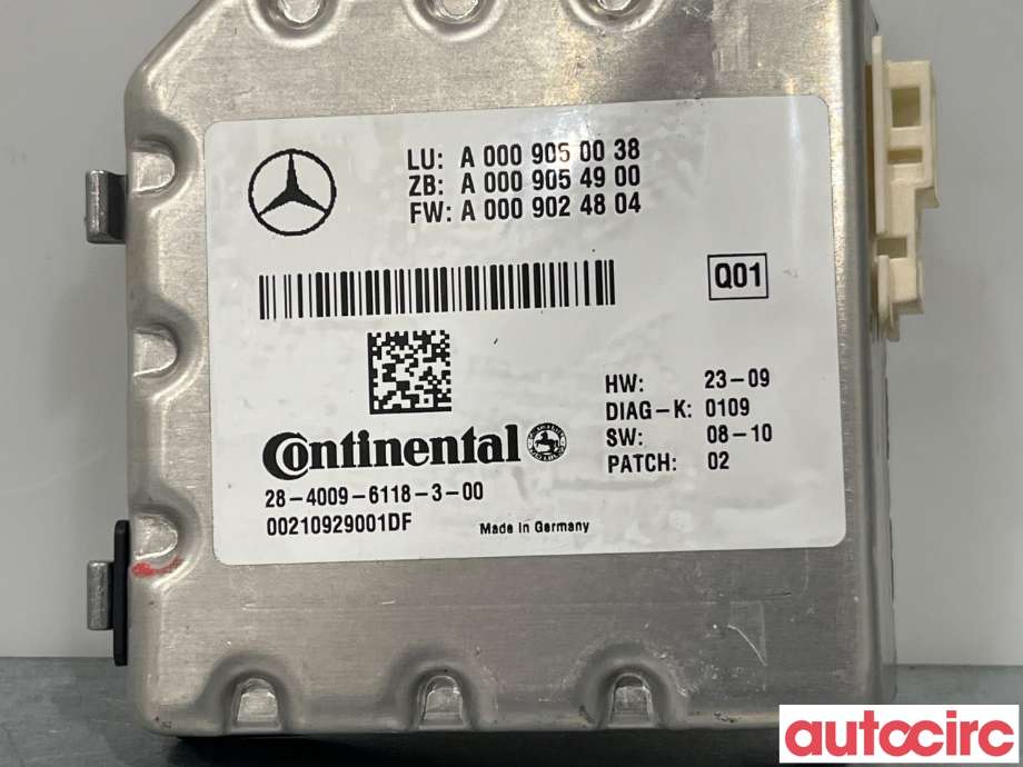 Sensor radar til Mercedes E-Klasse 2009-2013 (Fase 1) (W212) (W212) (MERCEDES|A0009050038)