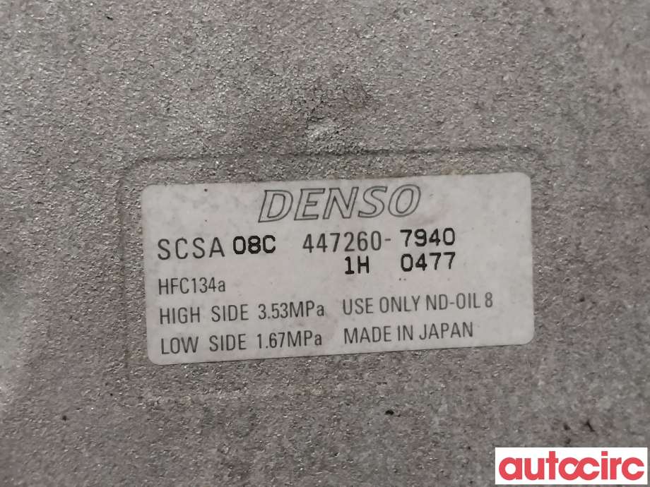 Aircondition kompressor til Subaru Outback 2003-2007 (Type III, Fase 1)  (SUBARU|73111AG001|447260-7940|)