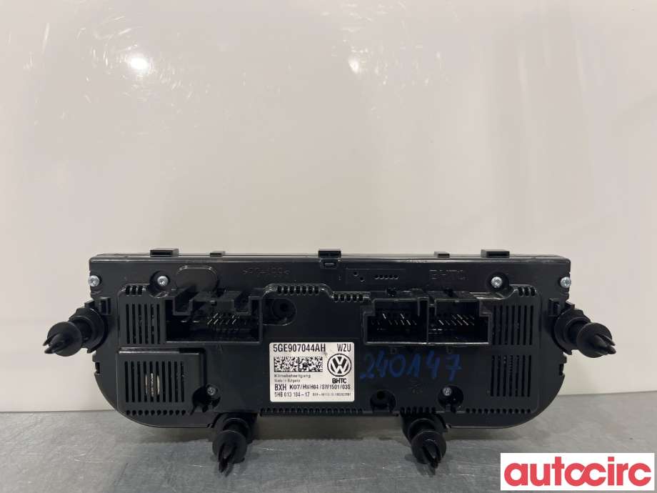 Varmeapparat betjening til VW e-Golf 2017-2020 (Fase 2) (VOLKSWAGEN|5GE907044AH|5HB013104-17|5GE907044AP)
