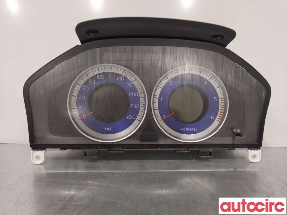Instrumentpanel til Volvo S60, 2010-2014 (Type II, Fase 1)  (VOLVO|36001888)
