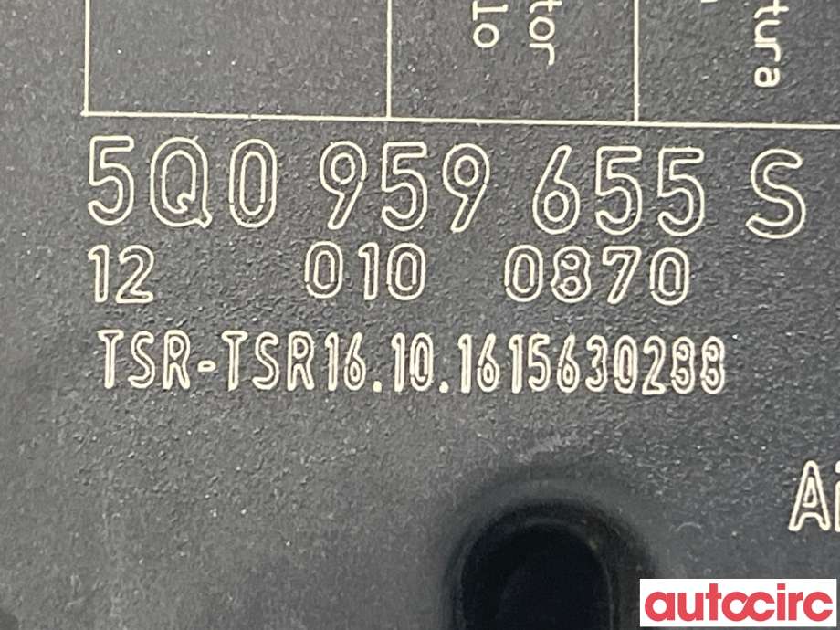 Airbag elektronikk til VW e-Golf 2017-2020 (Fase 2)  (VOLKSWAGEN|5Q0959655S)