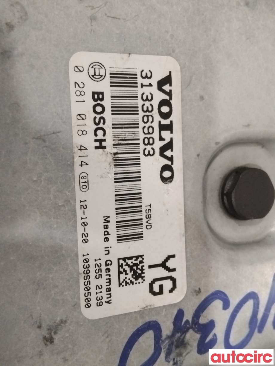 Styreenhet motor til Volvo S60 2010-2014 (Type II, Fase 1)  (VOLVO|36001858|0281018414|31336983)