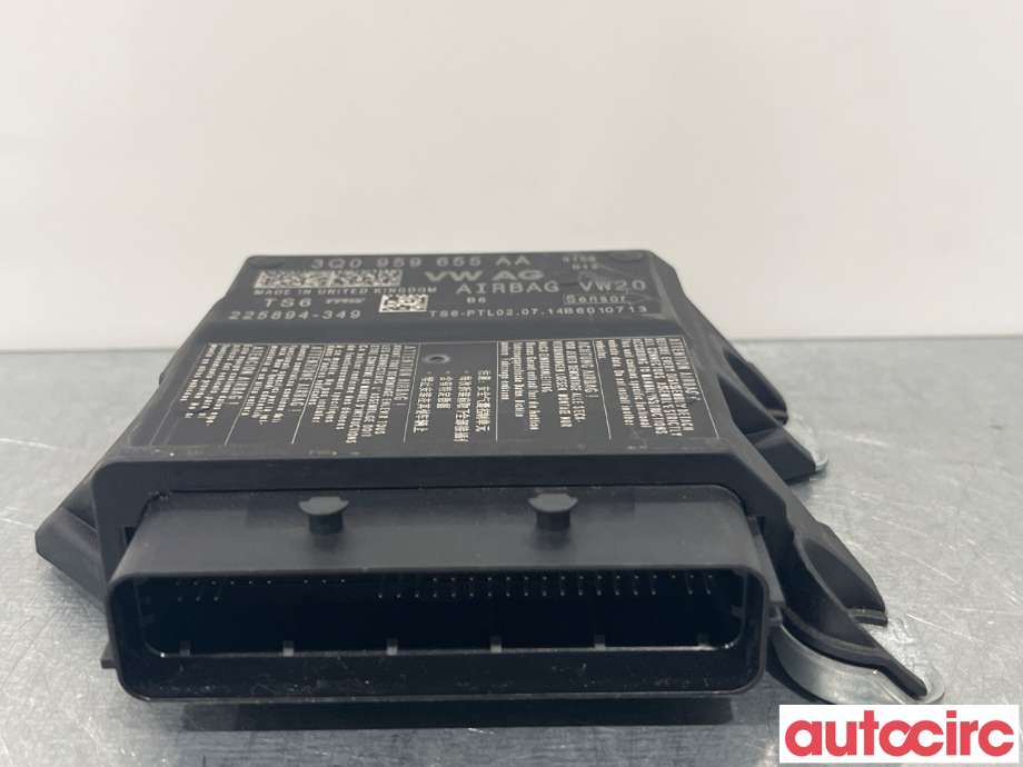 Airbag elektronikk til Škoda Octavia 2013-2016 (Type III, Fase 1)  (SKODA|3Q0959655AA)