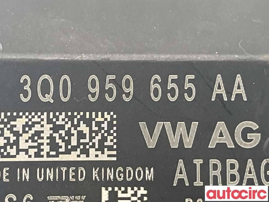 Airbag elektronikk til Škoda Octavia 2013-2016 (Type III, Fase 1)  (SKODA|3Q0959655AA)