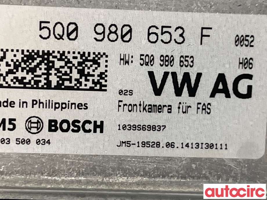 Sensor radar til Škoda Octavia 2013-2016 (Type III, Fase 1)  (SKODA|5Q0980653F|0203500034)