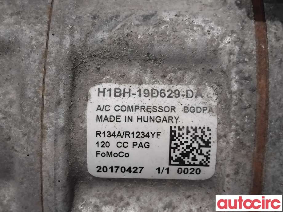 Aircondition kompressor til Ford Fiesta 2017-->> (Type VII)  (FORD|2673870|H1BH-19D629-DA|2759208)