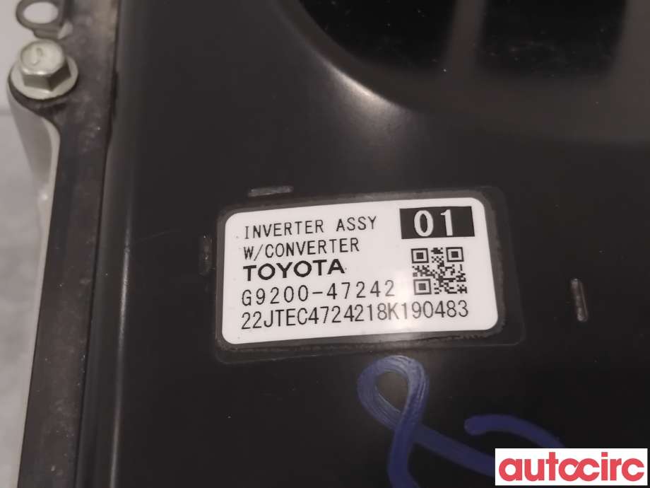 Inverter hybrid til Toyota C-HR 2016-->>  (TOYOTA|G920049135||G9200-47242)