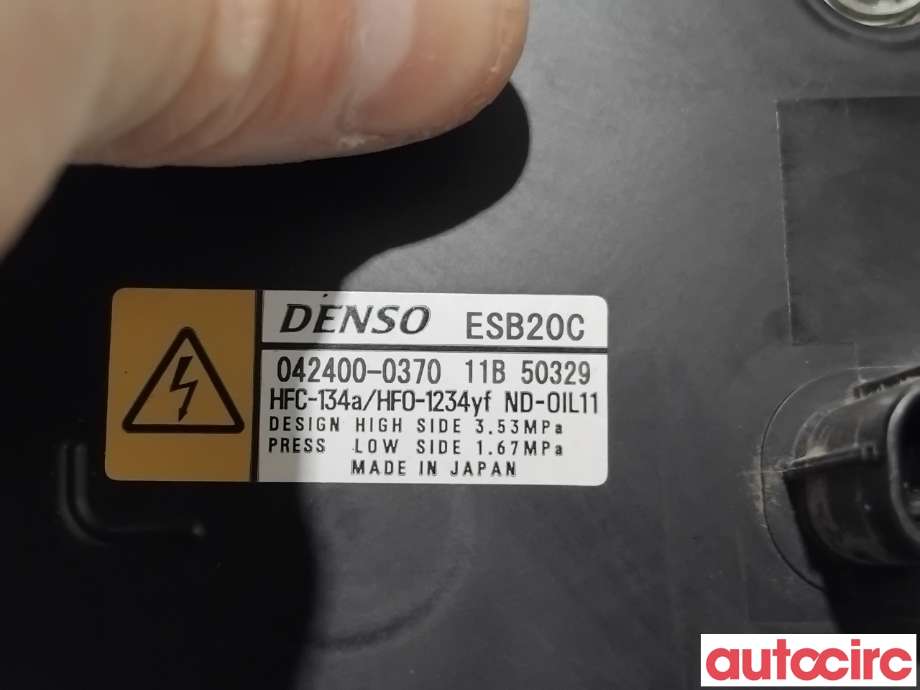 Aircondition kompressor til Toyota C-HR 2016-->>  (TOYOTA|8837047092|042400-0370|)