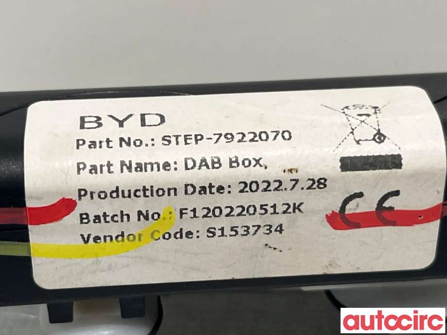 Bilstereo diverse til BYD Atto 2022-->>  (BYD|STEP-7922070|)