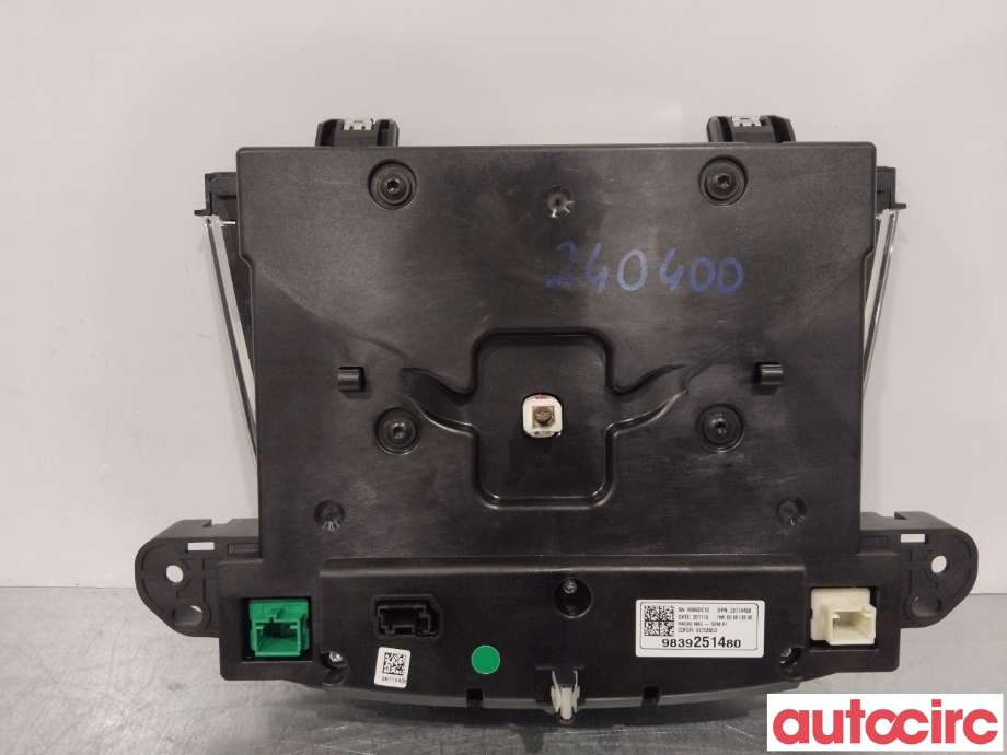 Multimedia display (MCU - Media Controller Unit) til Opel Grandland X 2017-->> (OPEL|9839251480|28714458|)