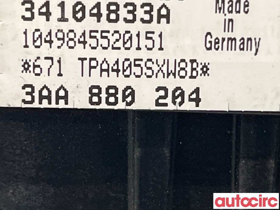 Airbag passasjer til VW Passat 2011-2015 (B7) (B7) (VOLKSWAGEN|3AA880204B)