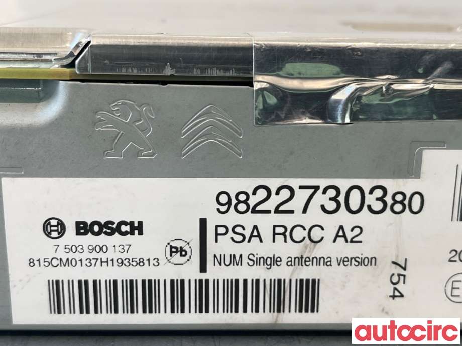 Bilstereo diverse til Peugeot 308 2013-2021 (Type II)  (PEUGEOT|1623352480|7503900137|9822730380)