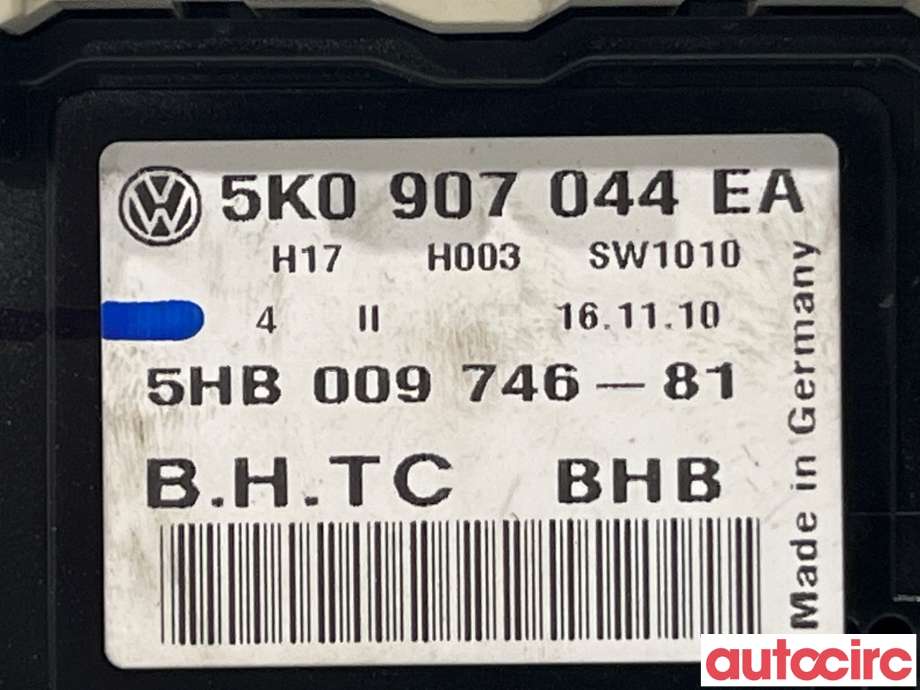 Varmeapparat betjening til VW Passat 2011-2015 (B7) (B7) (VOLKSWAGEN|5K0907044GK||5K0907044HB)