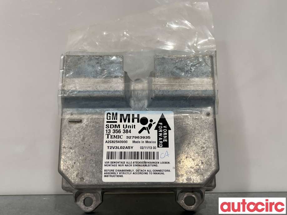 Airbag elektronikk til Opel Corsa D, 2006-2014 (OPEL|13356384)