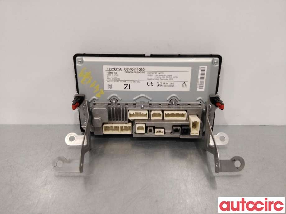 Multimedia display (MCU - Media Controller Unit) til Toyota C-HR 2016-->>  (TOYOTA|86140F4030|)