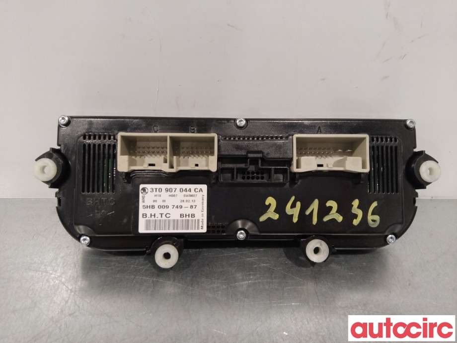 Varmeapparat betjening til Škoda Superb 2008-2015 (Type II)  (SKODA|3T0907044CA|)