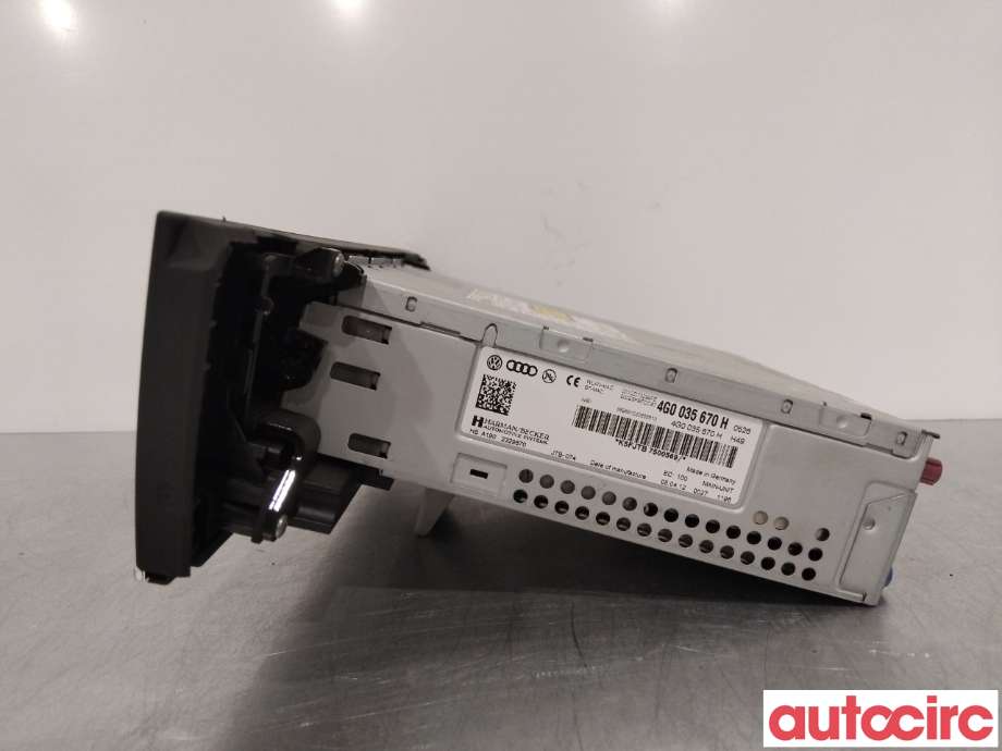 Bilstereo til Audi A6 2011-2014 (Type IV, Fase 1) (C7) (C7) (AUDI|4G0035670H|)