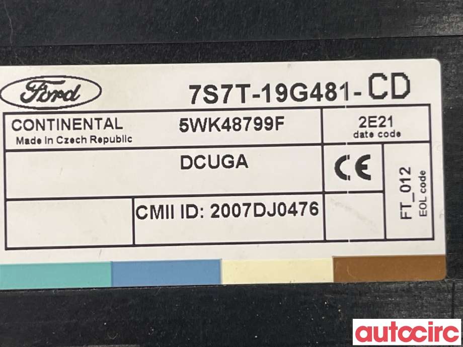 Styreenhet nøkkelfri/keyless til Ford Mondeo 2011-2014 (Type IV, Fase 2)  (FORD|1796482)