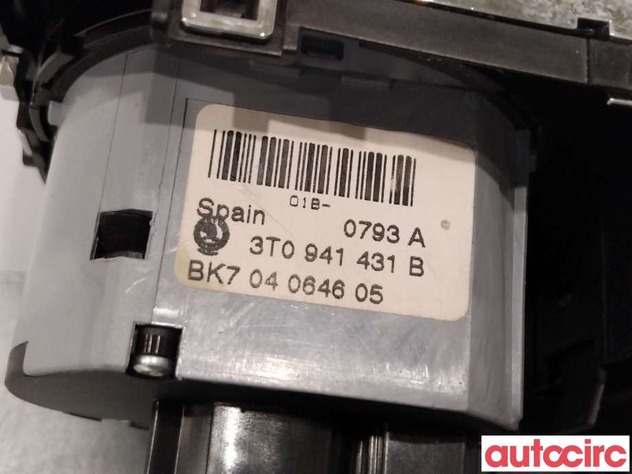 Bryter lys til Škoda Superb 2008-2015 (Type II)  (SKODA|3T0941431B|)