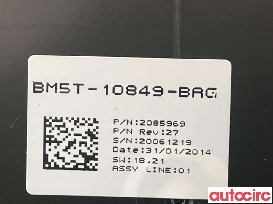 Instrumentpanel til Ford Focus 2011-2014 (Type III, Fase 1)  (FORD|1879748|20061219|BM5T-10849-BAG)