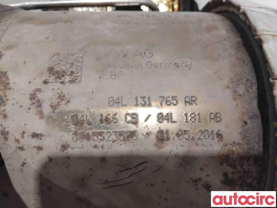 Partikkelfilter til Škoda Superb 2015-->> (Type III)  (SKODA|04L131670KX|04L166CB|04L131671EX)