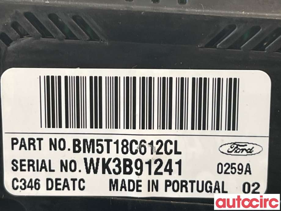 Varmeapparat betjening til Ford Focus 2011-2014 (Type III, Fase 1)  (FORD|1866942||BM5T18C612CL)
