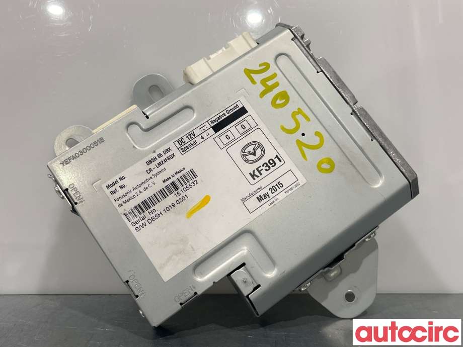 Bilstereo diverse til Mazda 2 2015-2019 (Type III, Fase 1) (MAZDA|DB5H-66-DRX)