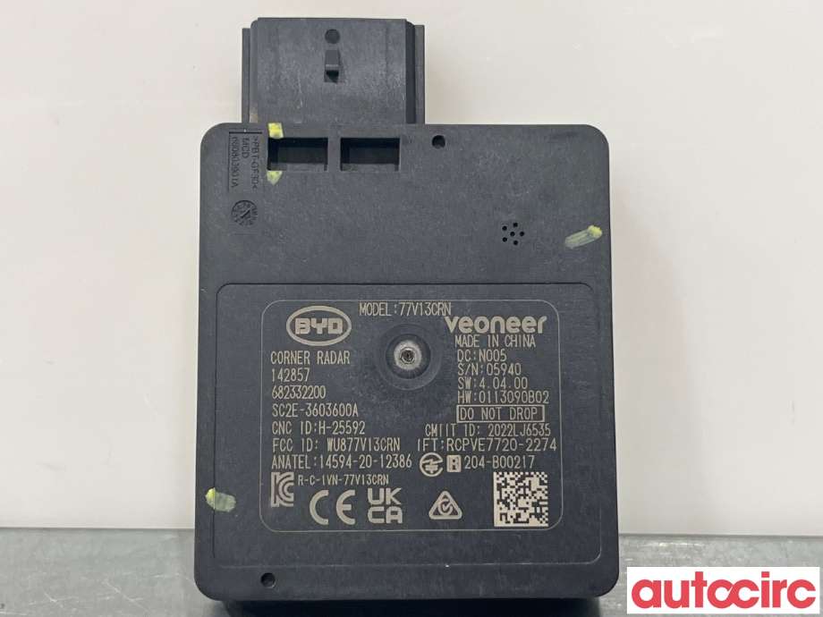 Sensor radar til BYD Atto, 2022-->>  (BYD|SC2E-3603600)