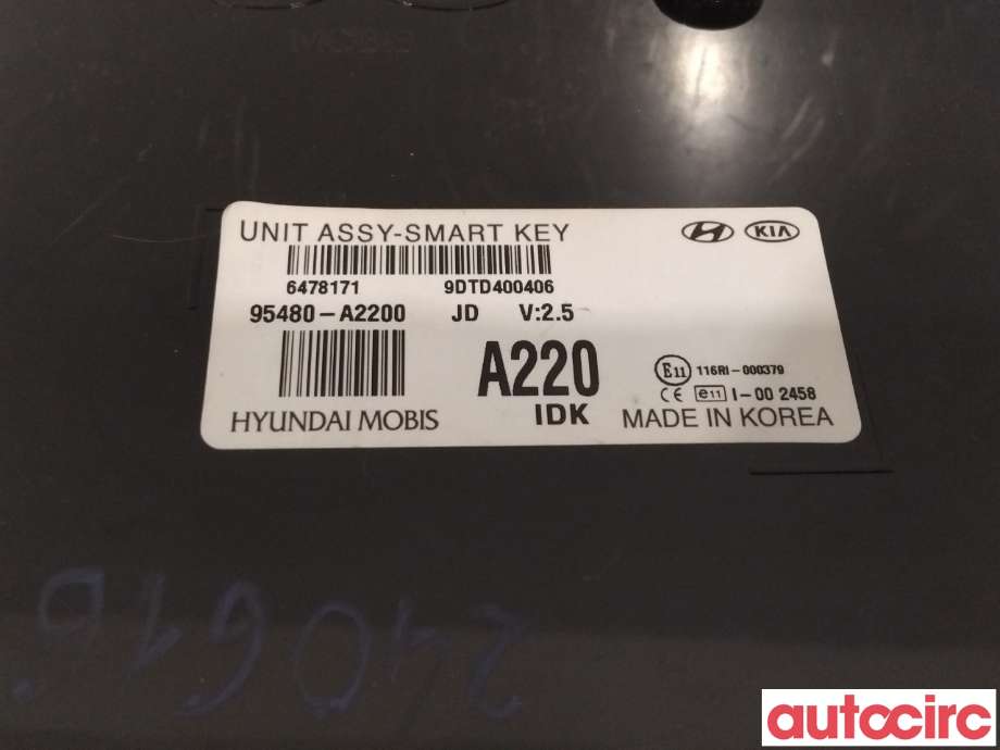 Styreenhet nøkkelfri/keyless til Kia Cee