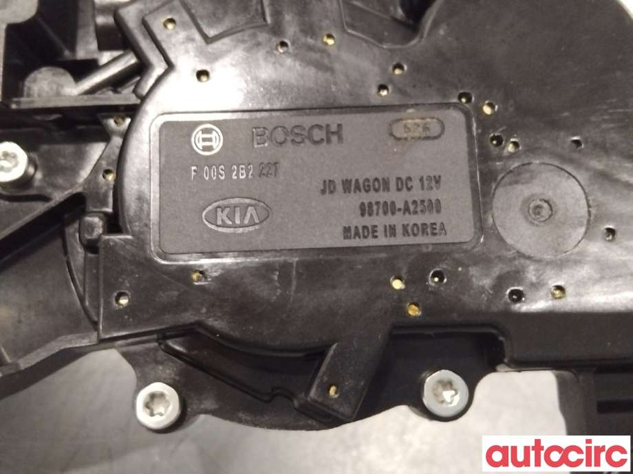 Viskermotor bakrute til Kia Cee