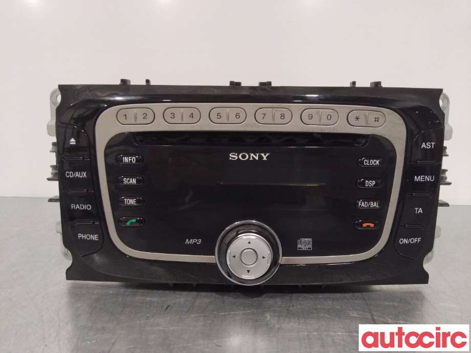 Bilstereo til Ford S-Max 2010-2015 (Type I, Fase 2) (FORD|1836341|BS7T18C939JH|)