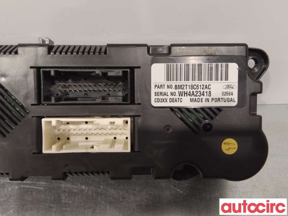 Varmeapparat betjening til Ford S-Max 2010-2015 (Type I, Fase 2)  (FORD|1865349|BM2T18C612AE|)