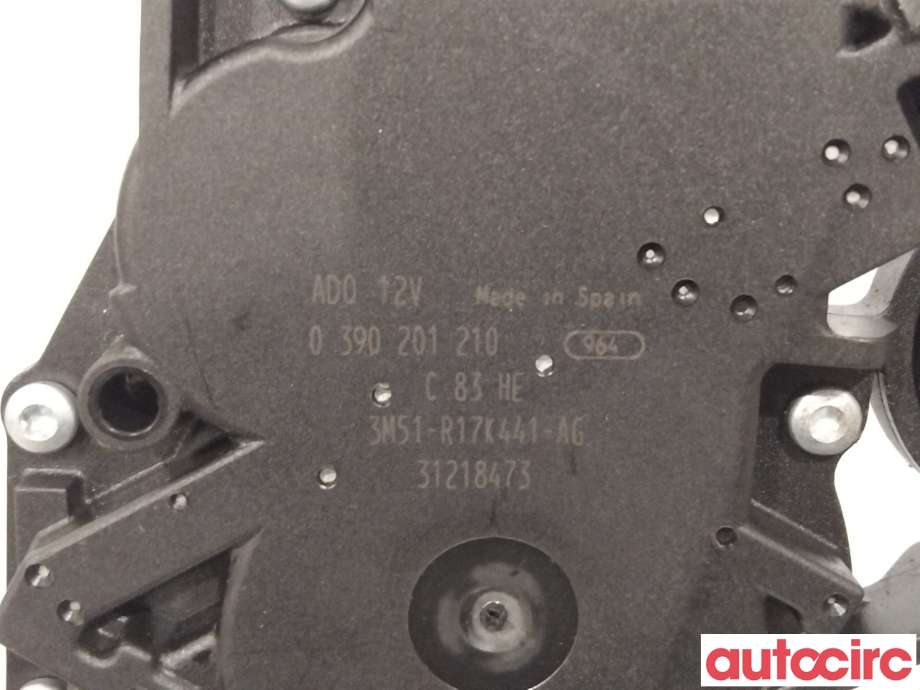 Viskermotor bakrute til Ford S-Max 2010-2015 (Type I, Fase 2)  (FORD|1689913|0390201210|3M51-R17K441-AG)