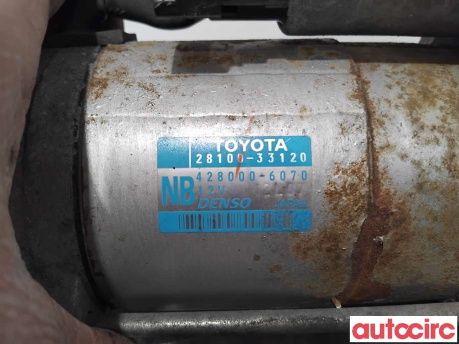 Starter diesel til Toyota Urban Cruiser 2009-2014  (TOYOTA|2810033120|428000-6070|28100-33120)