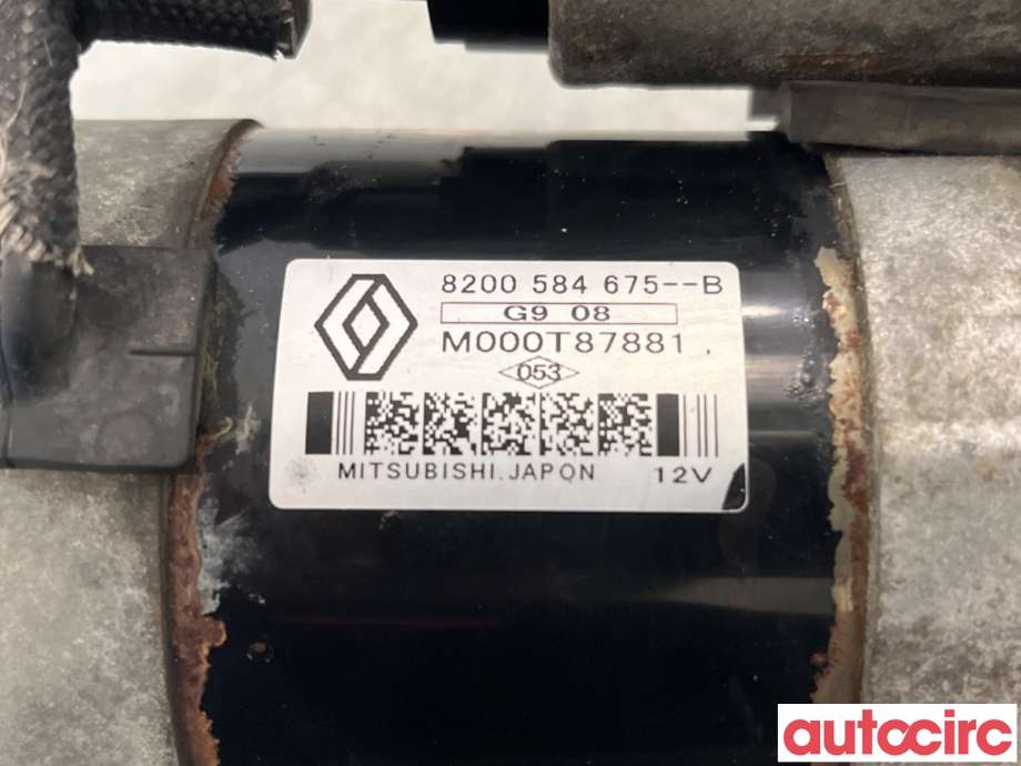Starter diesel til Renault Kangoo 2008-2021 (Type II)  (RENAULT|7711135334|M000T87881|8200584675)