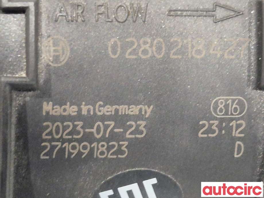 Luftmengde/luftmassemåler til Opel Insignia A 2009-2014 (OPEL|12671611||55562426)