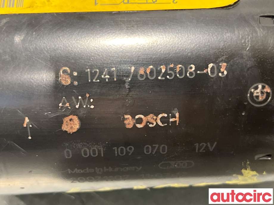 Starter diesel til BMW X3 2007-2010 (Fase 2) (E83) (E83) (BMW|12418570238|0001109070|12417802508)