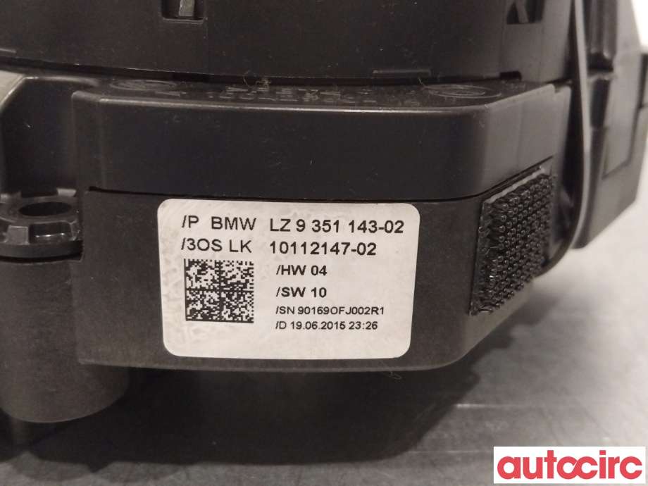 Bryter combi til BMW 3-Serie 2012-2018 (F30/F31/F34) (F30/F31/F34) (BMW|61319351143|)