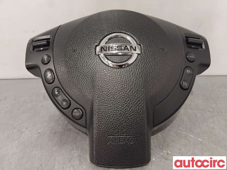 Airbag rattpute til Nissan Qashqai, 2010-2014 (Type I, Fase 2)  (NISSAN|9510BR26E)