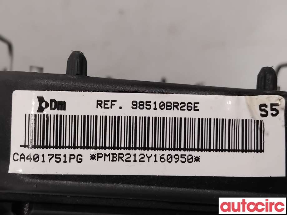 Airbag rattpute til Nissan Qashqai 2010-2014 (Type I, Fase 2)  (NISSAN|9510BR26E||98510BR26E)